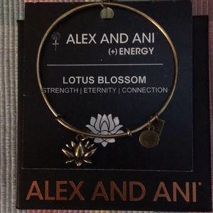 Alex and ani lotus blossom in gold